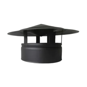 Diam: 200mm-250mm Chapéu sem aba Inox Duplo Preto