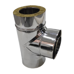 Diam: 100mm-150mm Tê Inox Duplo Topo Aberto