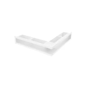 Grelha Túnel Canto Assimétrico 700x500x70 Aço PintadoBranco