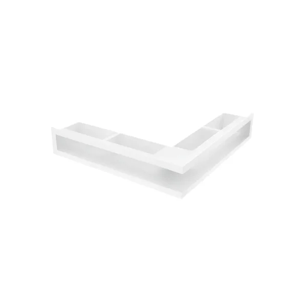 Grelha Túnel Canto Assimétrico 700x500x70 Aço PintadoBranco