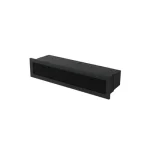 Grelha Túnel cmoldura 110x7cm Aço Pintado Preto