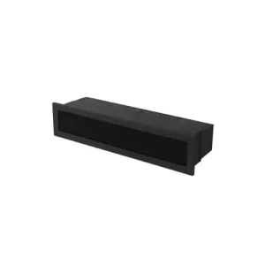 Grelha Túnel cmoldura 110x7cm Aço Pintado Preto