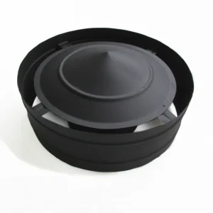 Chapéu Com Aba Preto Fosco